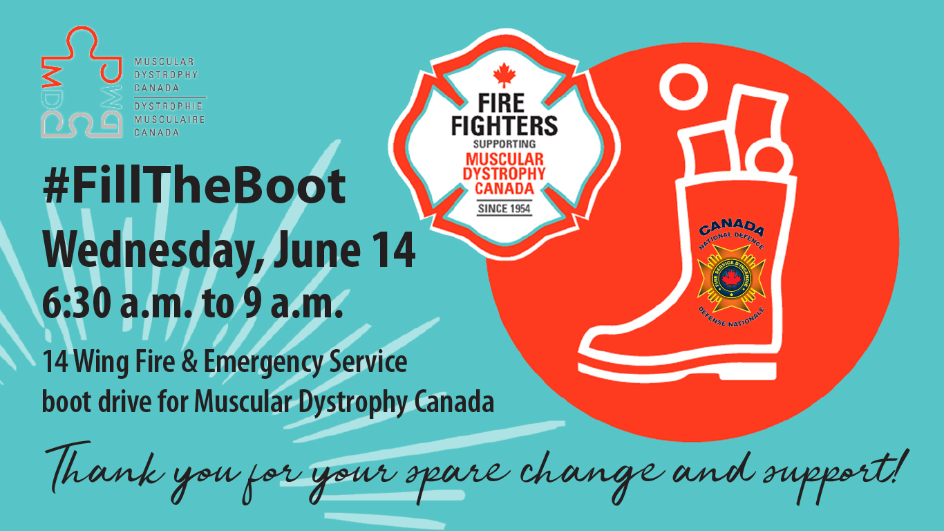 Help firefighters Fill the Boot June 7!