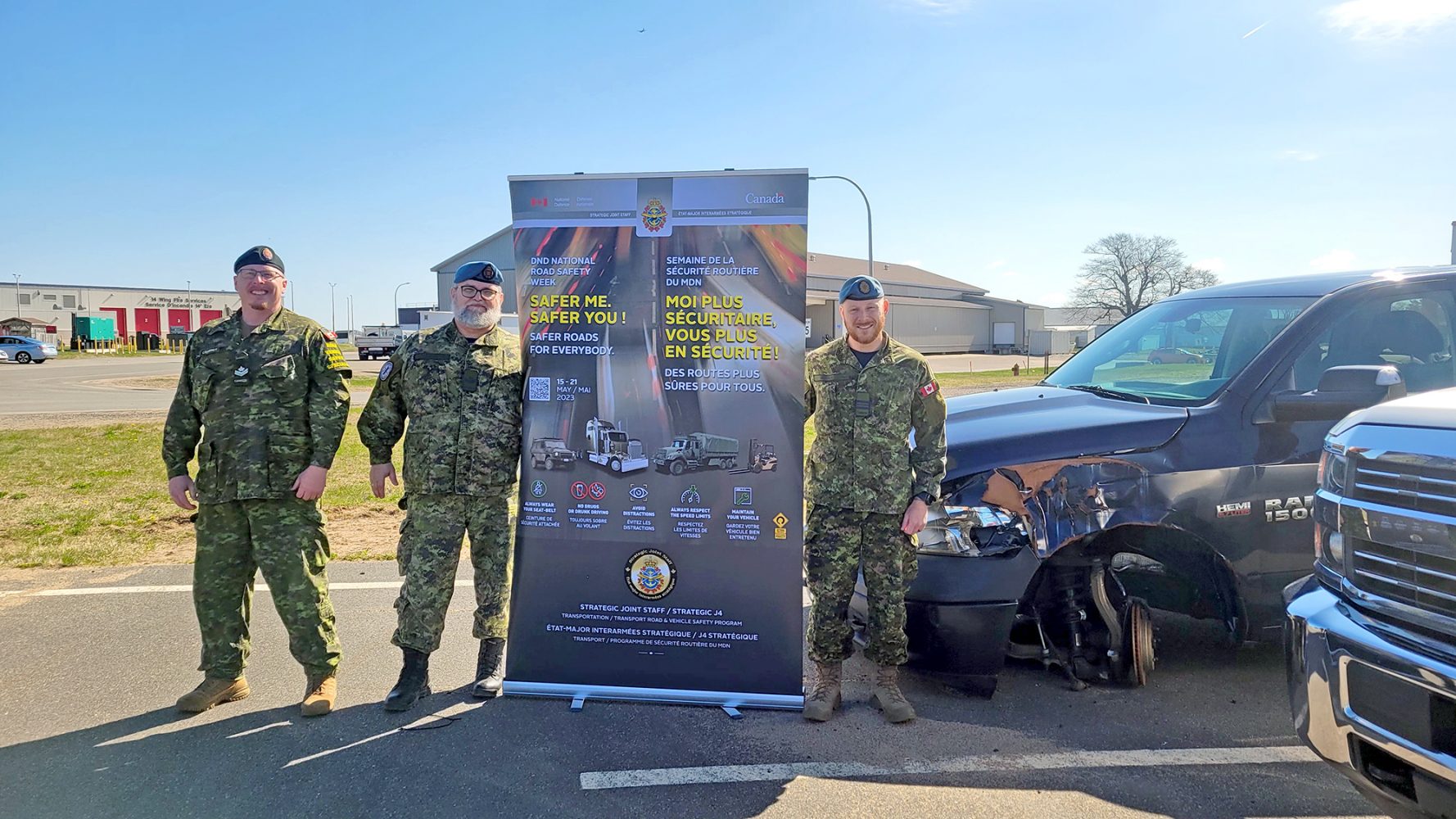 Wreck display reminds drivers of risks of behind-the-wheel complacency