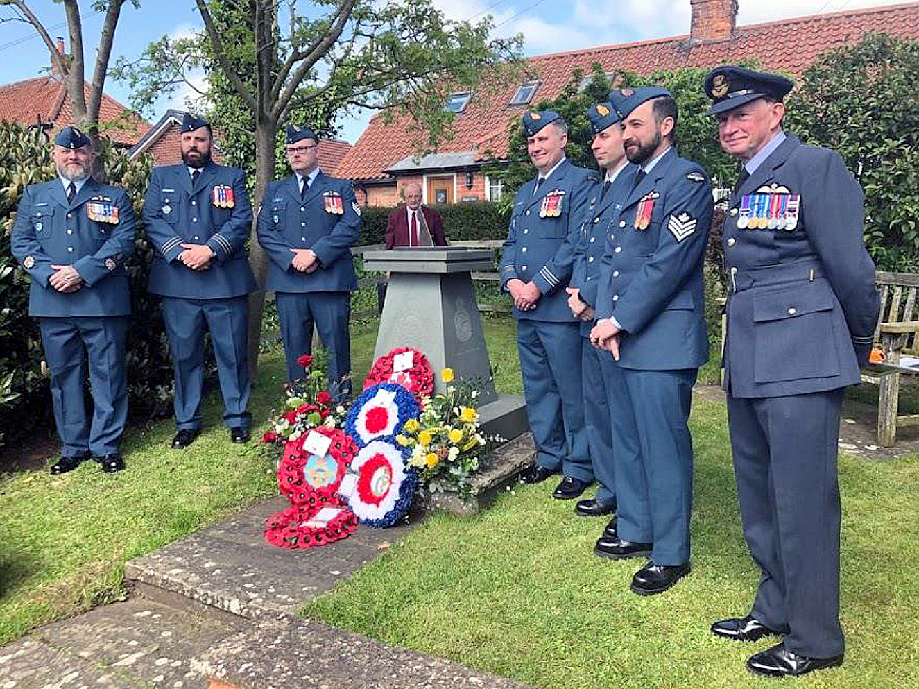 415, 429 squadrons visit, live wartime history in U.K. memorial visit