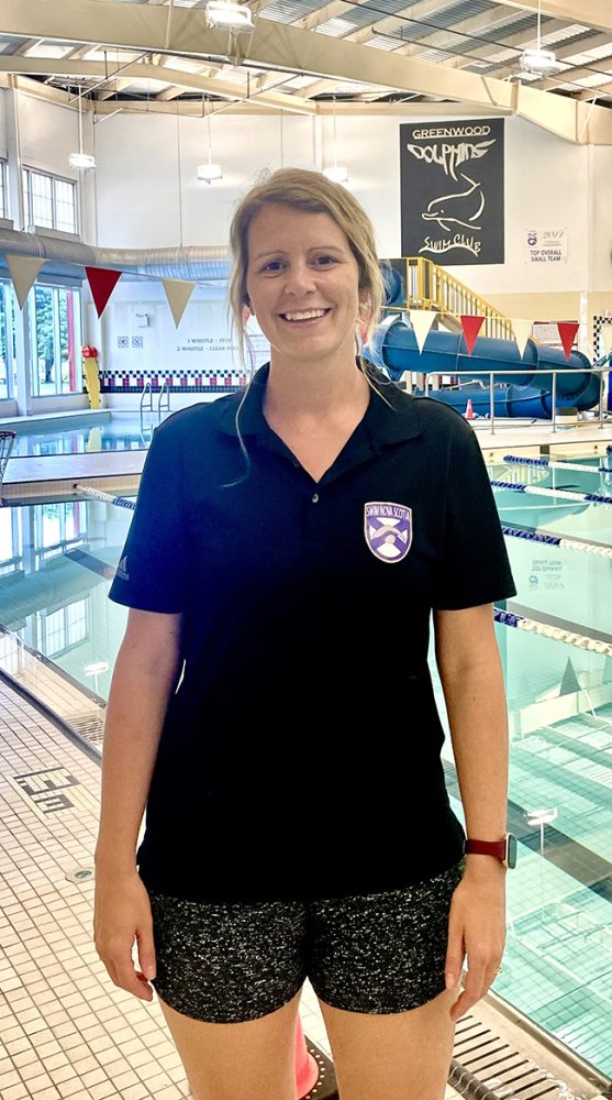 Meet the coach making waves for the Greenwood Dolphins Swim Club!