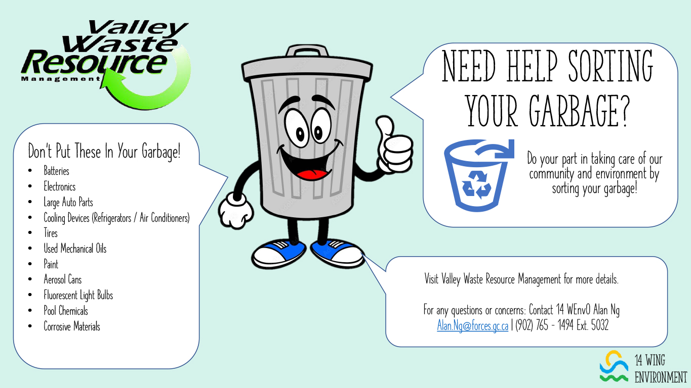 Wing has role, responsibility in right way to recycle, manage waste