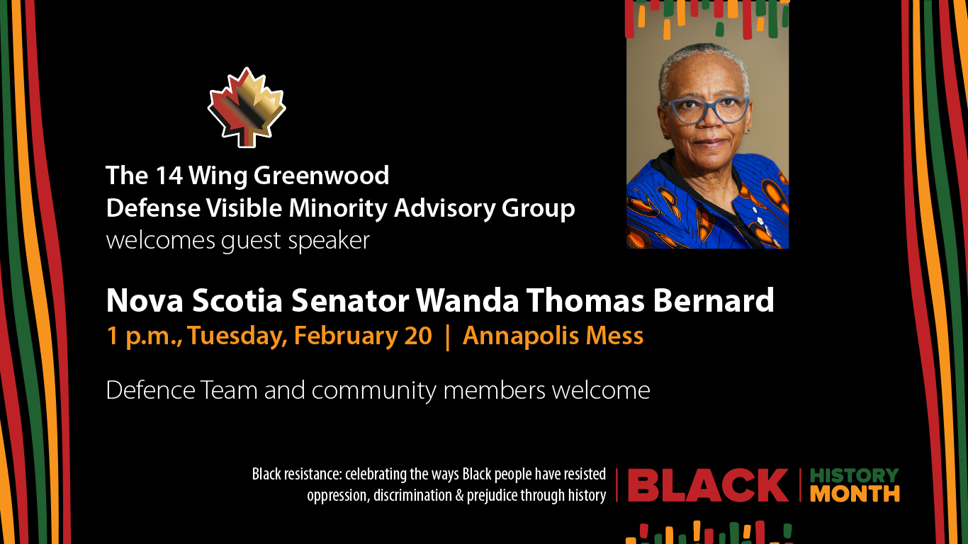Senator Bernard to help wing mark Black History Month at February 20 afternoon