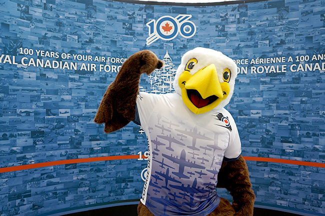 Astra the eagle ready to rep RCAF