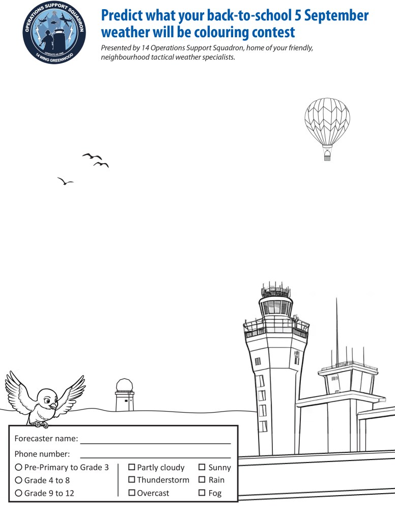 Back-to-school weather challenge