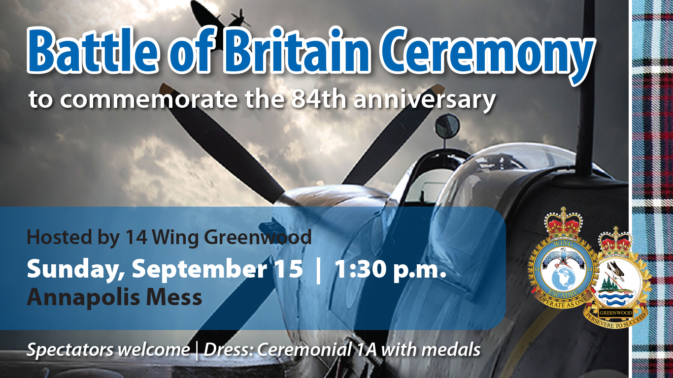 14 Wing to commemorate 84th Battle of Britain