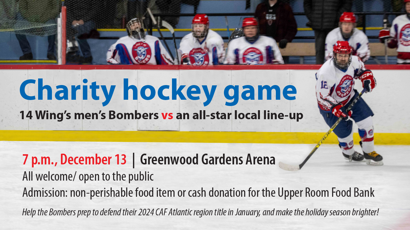 Bombers looking for hockey fun, food donations and fan support in December 13 game