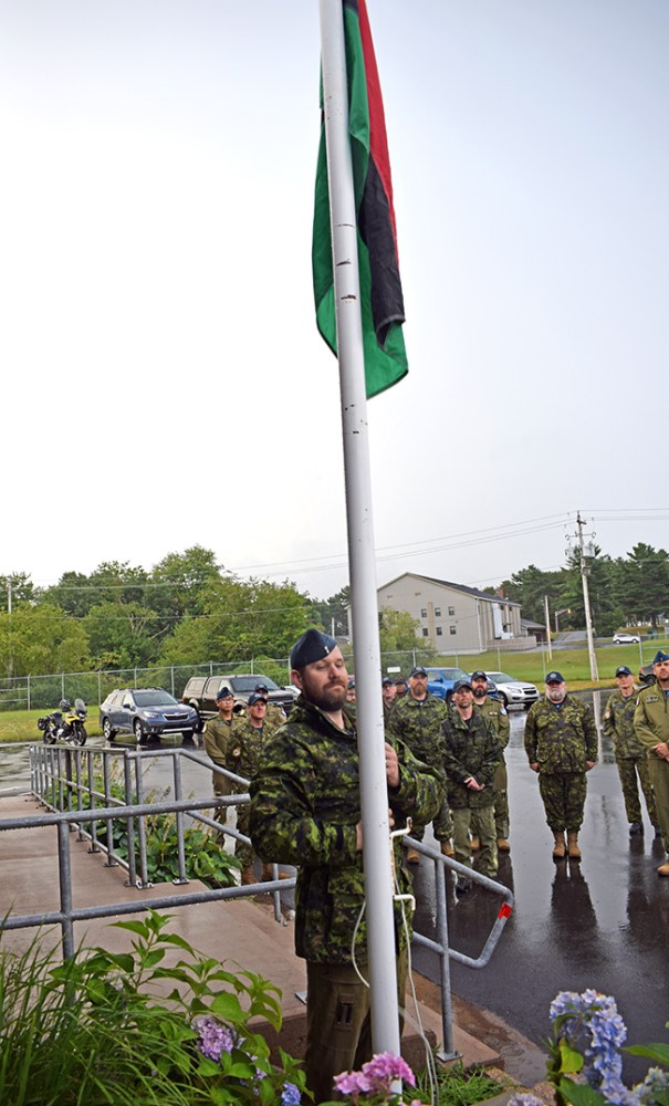 Flag marks commitment to continue awareness, advocacy