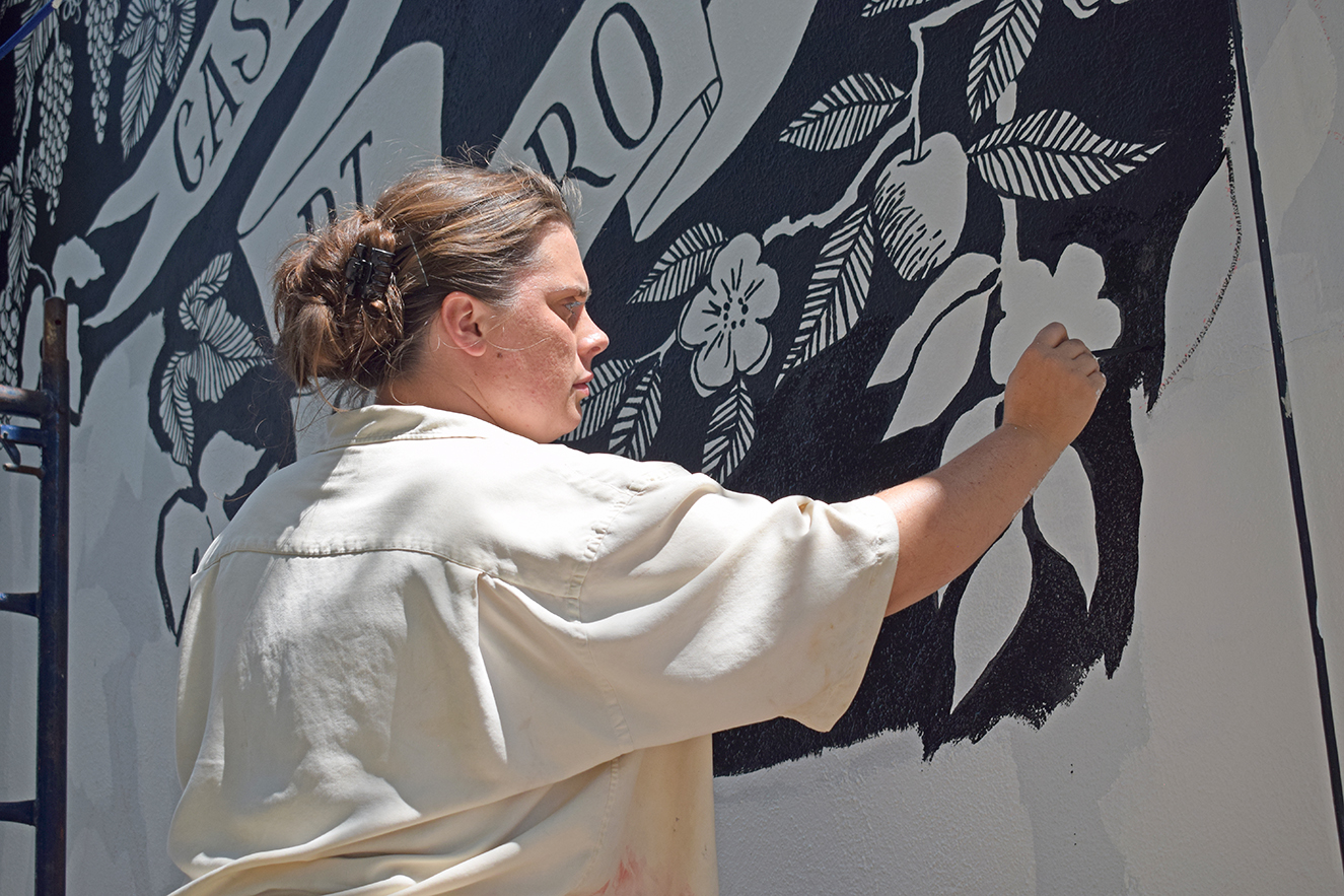 Mural marks deep connections between Valley, Italian communities