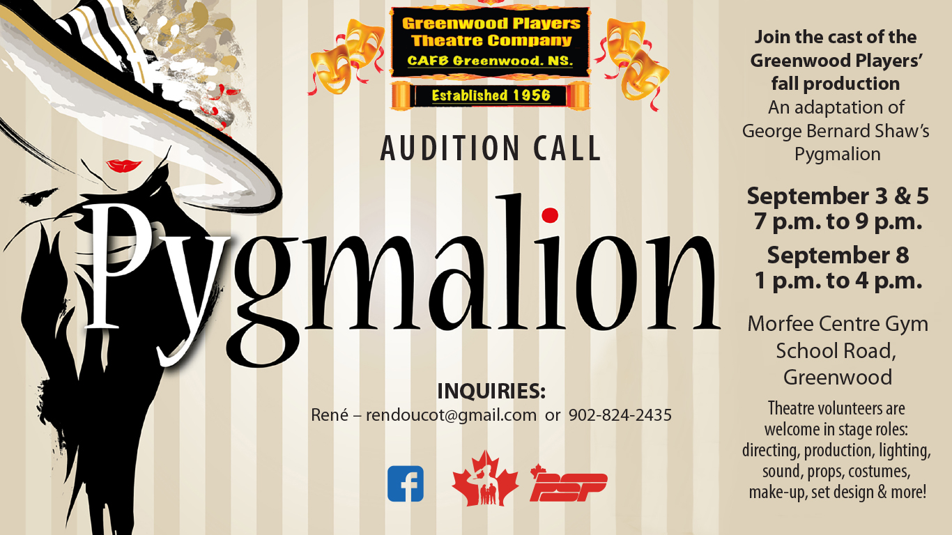 Players’ Fall Pygmalion production looking for actors, crew