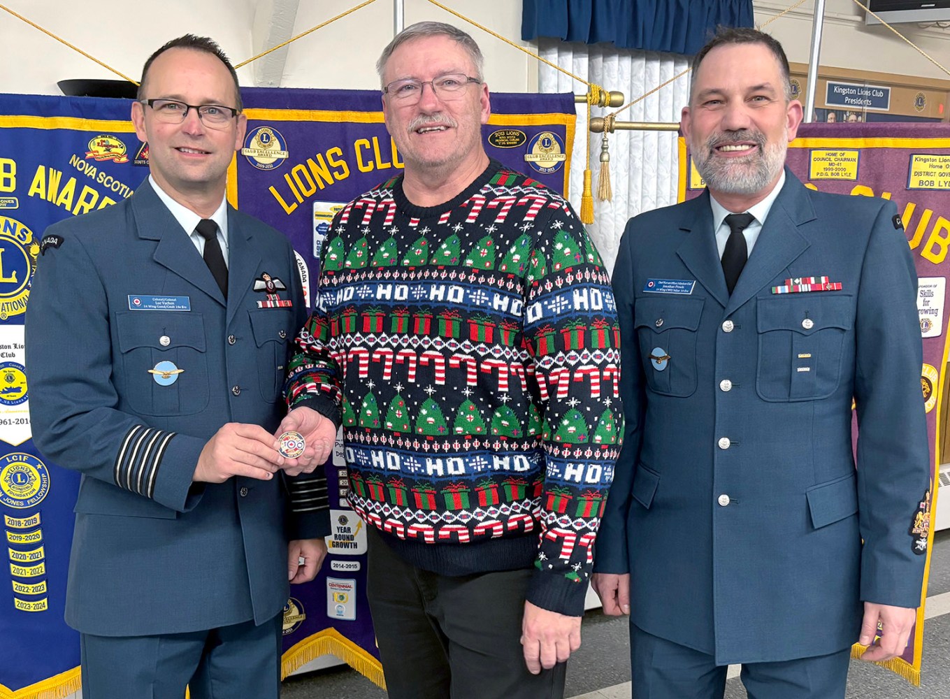 RCAF100 coins recognize volunteer efforts on wing, in community