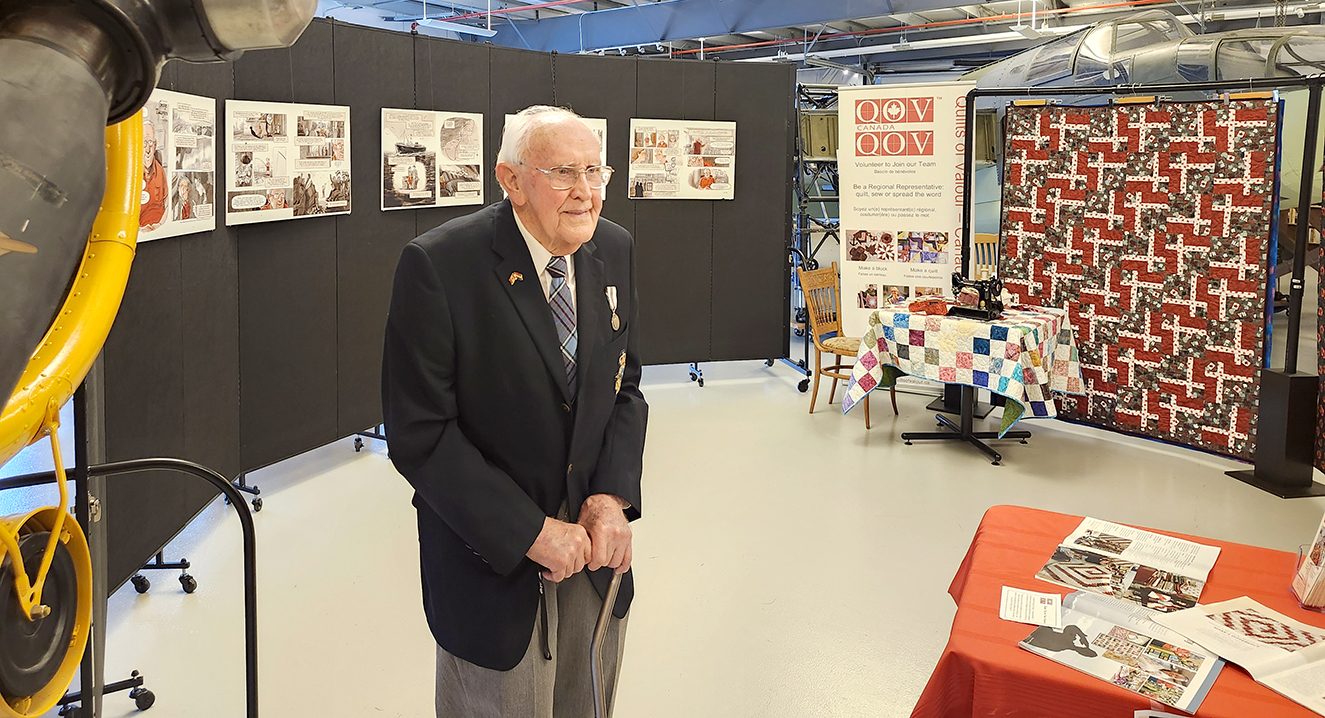 Special visitor adds personal perspective to museum display