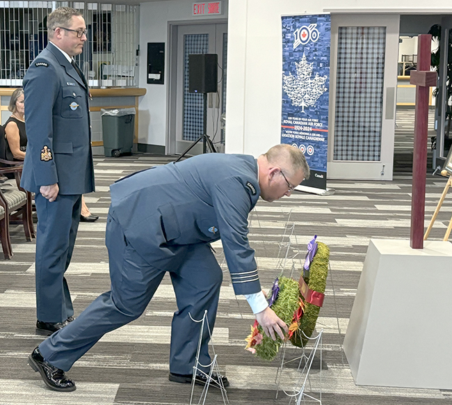 ‘Sacrifice, success’ of early aviators remembered at 84th Battle of Britain service