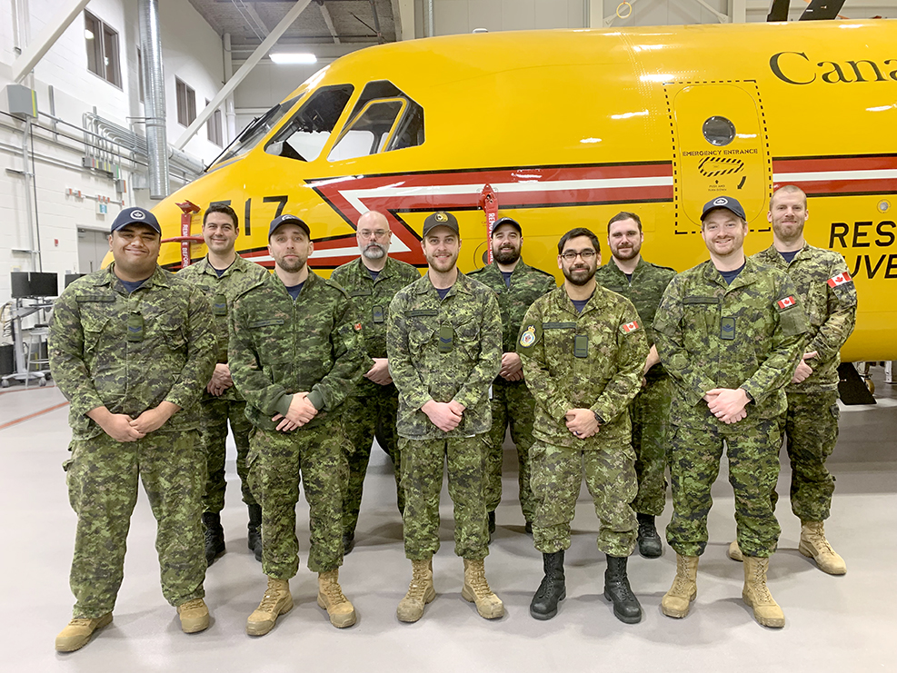 Technicians conduct CC295 Kingfisher conversion training in Comox