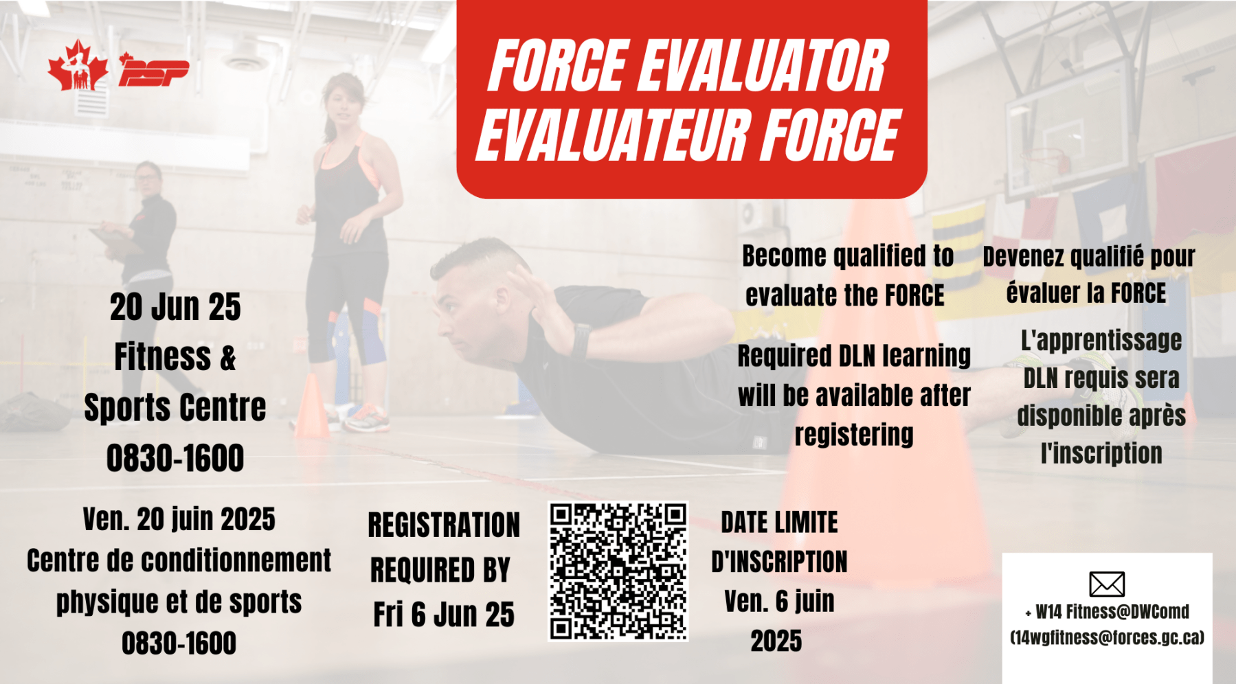June 20 – register for FORCE Evaluator Course