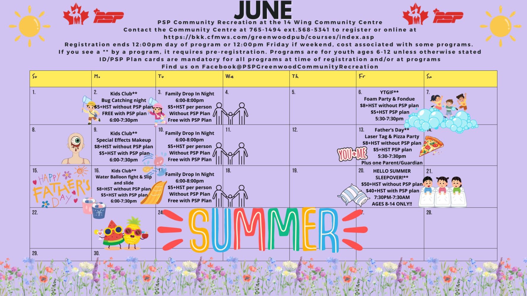 Get set for June rec fun