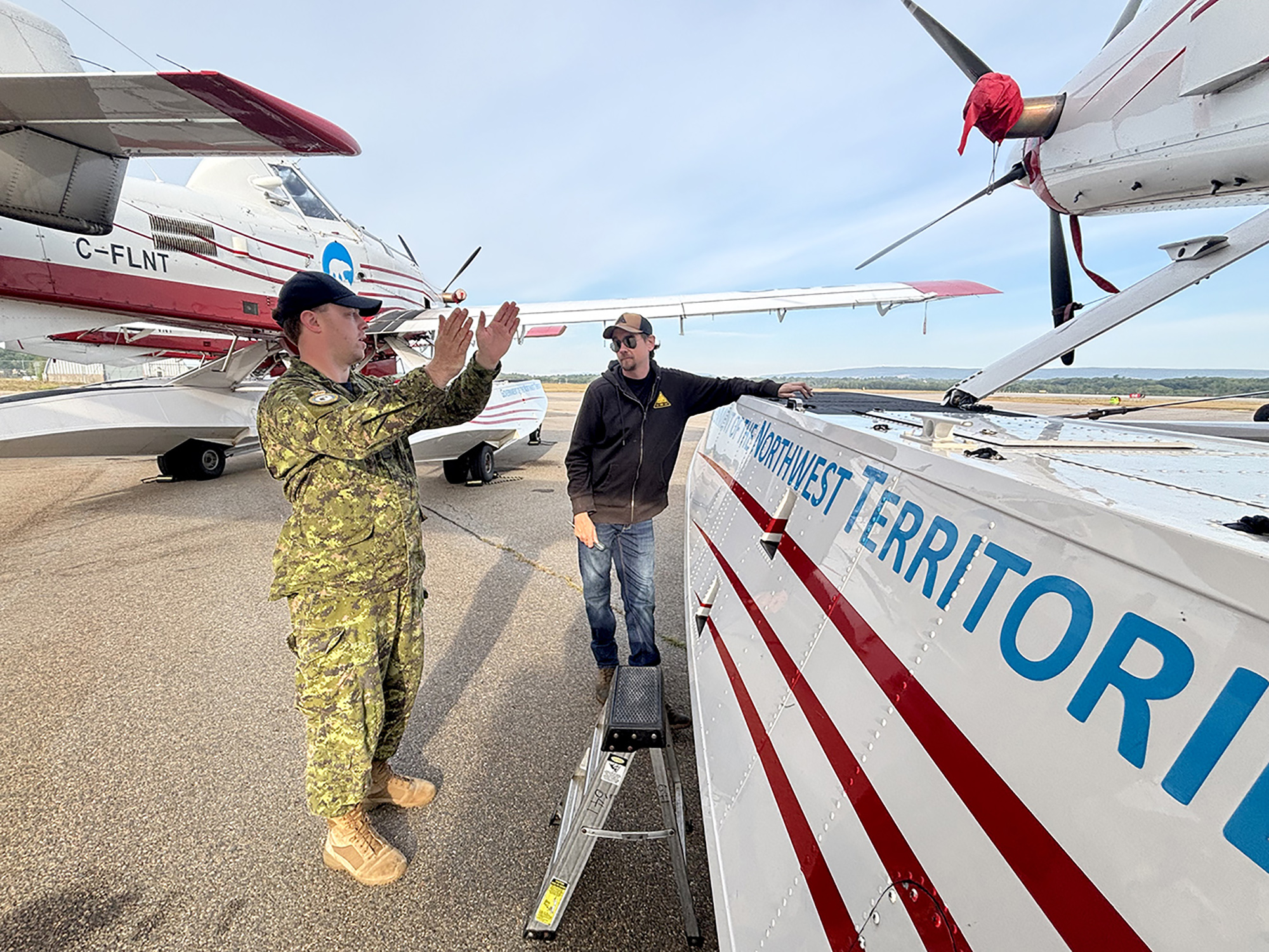 Wing supporting 'very cool people' in Op Lentus wildfire response