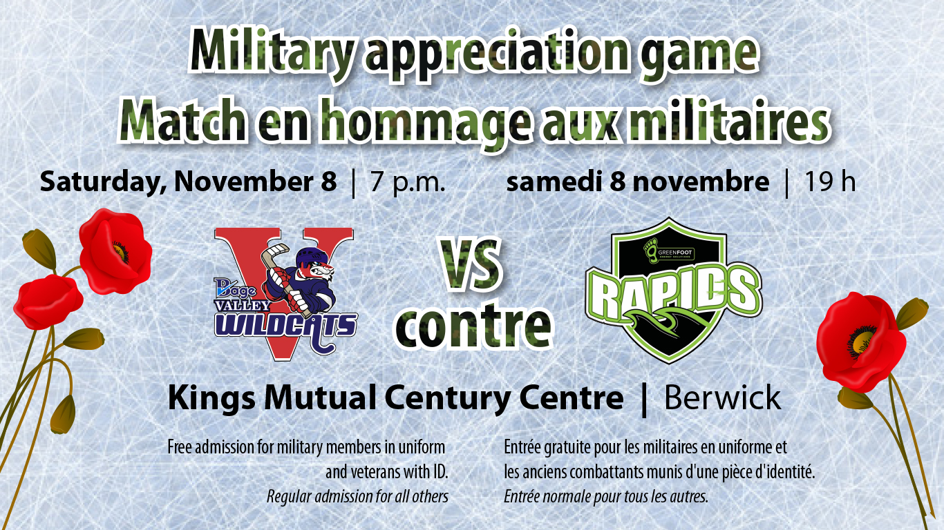 Hockey action, appreciation in November 8 recognition game
