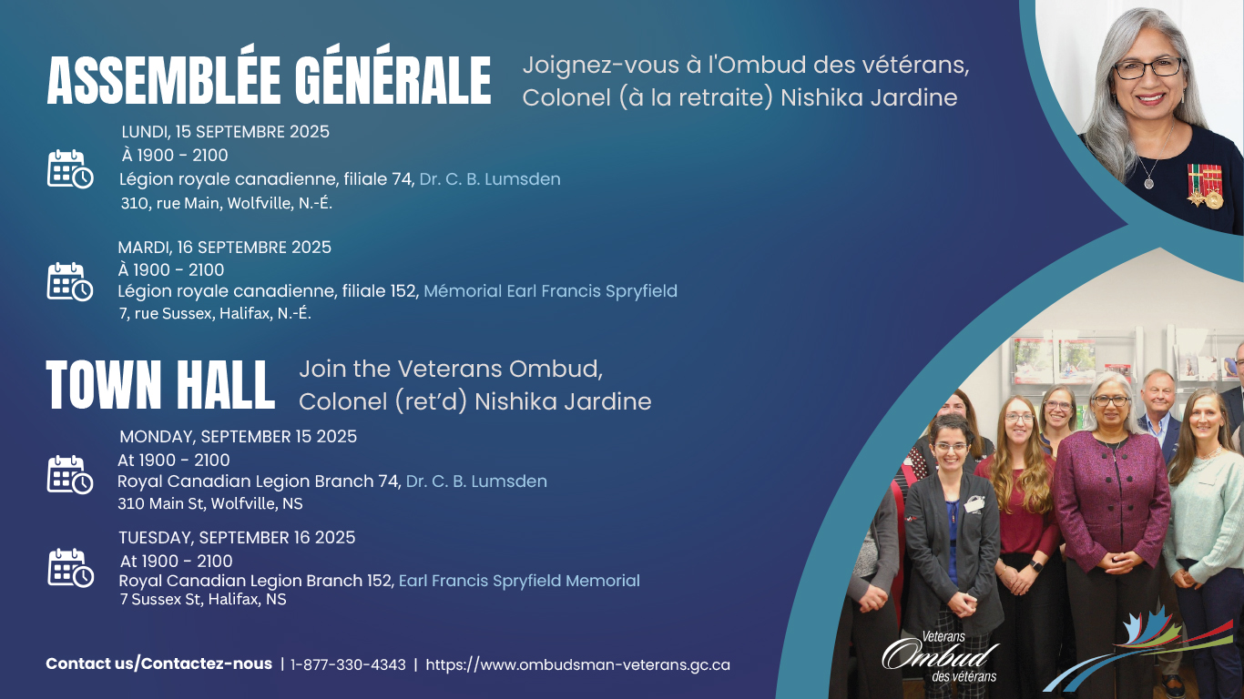 Veterans’ ombudsman ready to talk to N.S. vets