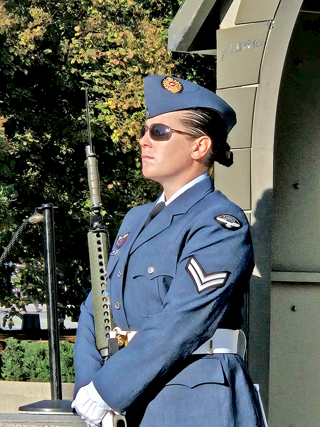 National sentry duty a rewarding experience