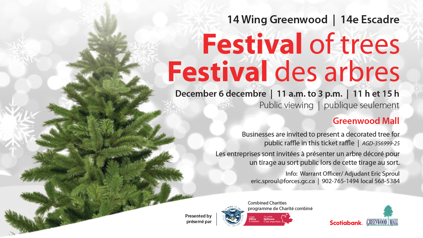 14 Wing, community decks the mall with Festival of Trees December 6