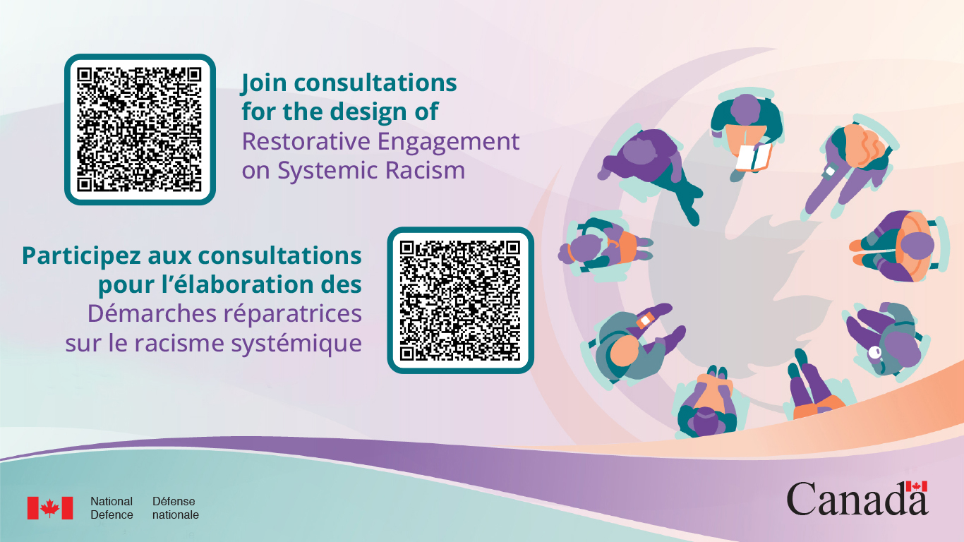 CAF members, veterans invited to help design restorative engagement on systemic racism