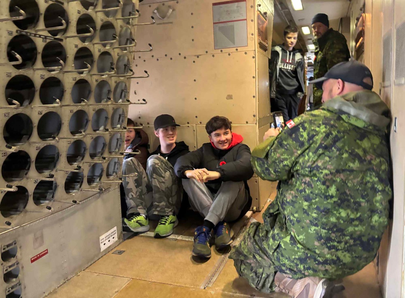 Wing work showcased for Take Our Kids to Work Day