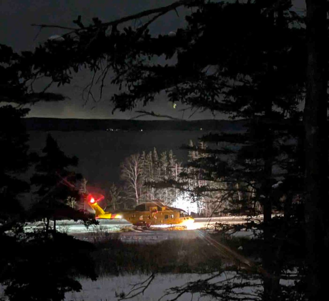 Cape Split winter night rescue a partnered challenge