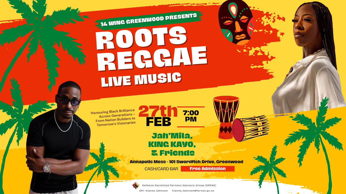 Roots Reggae event takes over Annapolis Mess stage February 27