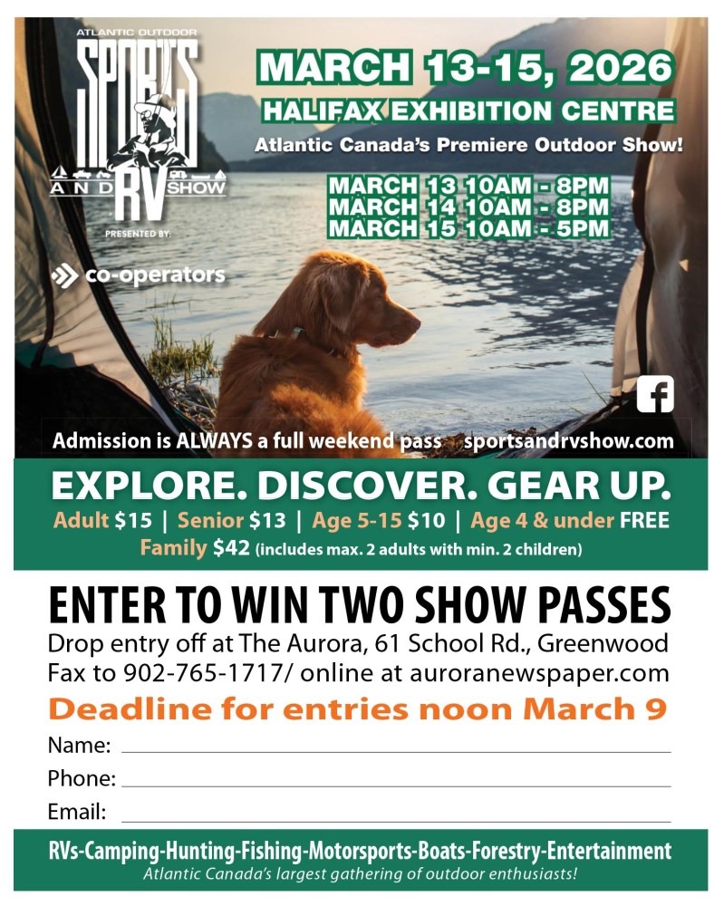 Win tickets to the March 13 to 15 Atlantic Outdoor Sport & RV show!