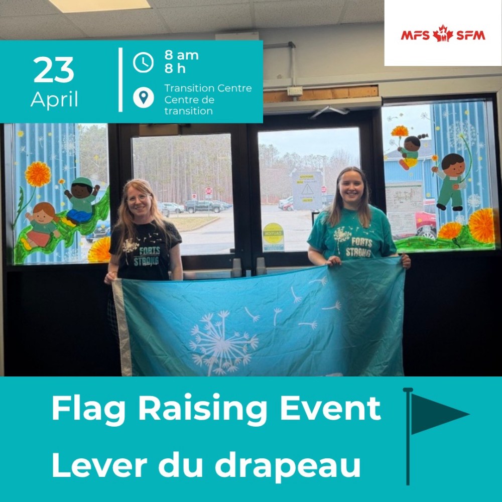 April 23 Teal Up flag raising ceremony recognizes strength of military children