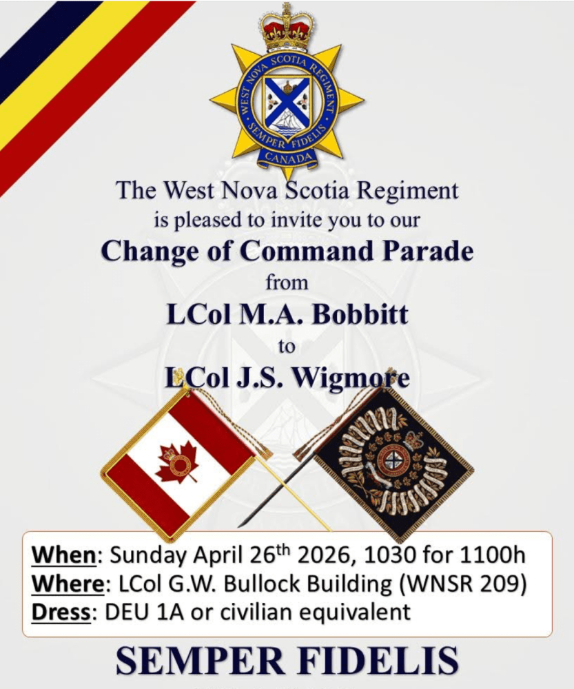 WNSR marks April 26 change of command