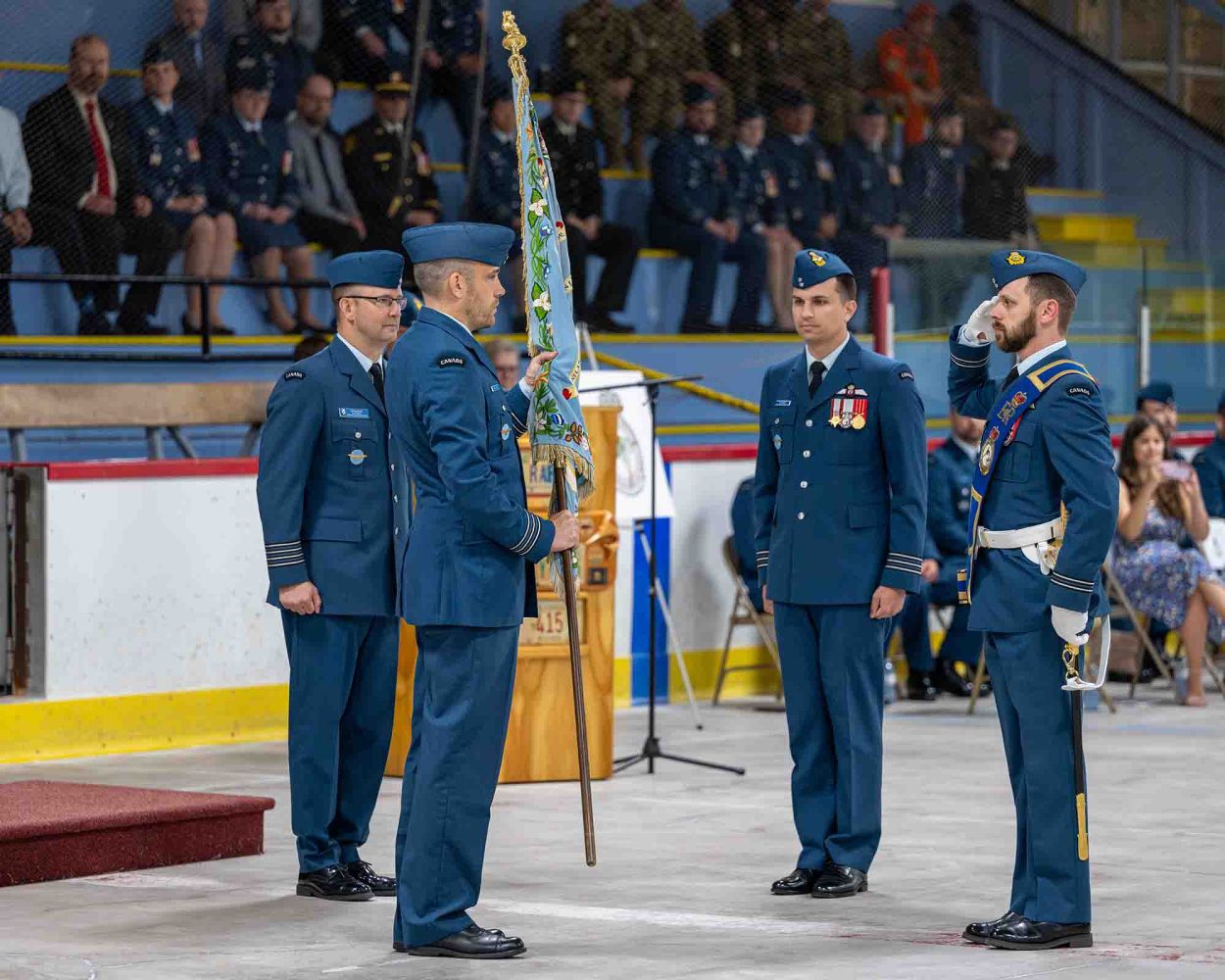 415 Squadron’s role in ‘generational transition’ symbolized in change of command
