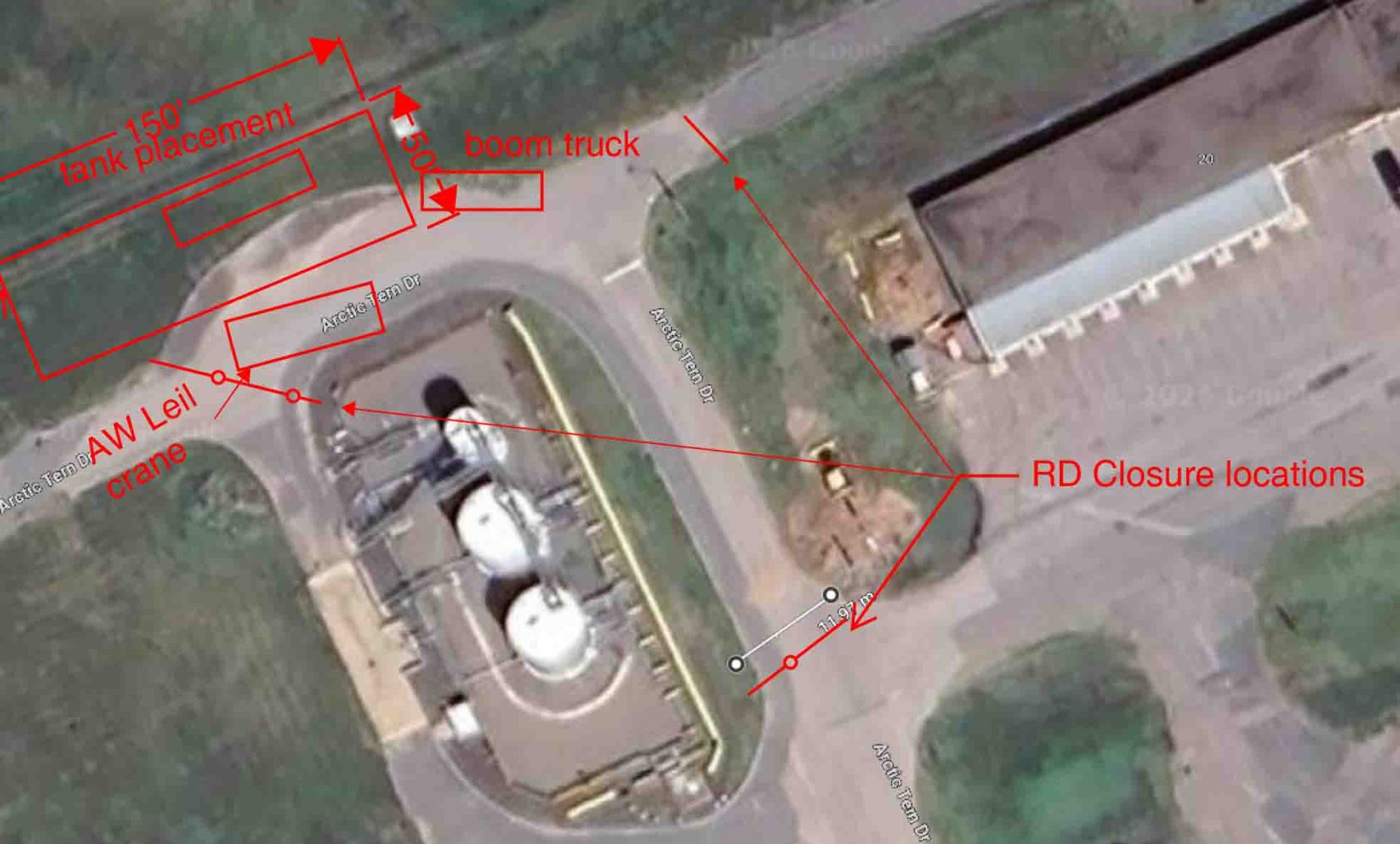 June 15 to July 17 – Arctic Tern Drive road closure