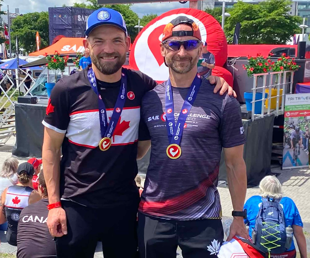 14 Wing athletes capture CAF triathlon championship hardware