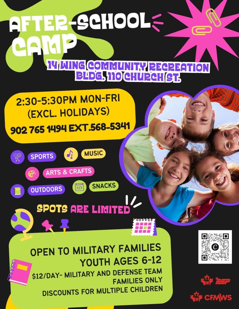 Daily after-school program launches at 14 Wing Community Centre