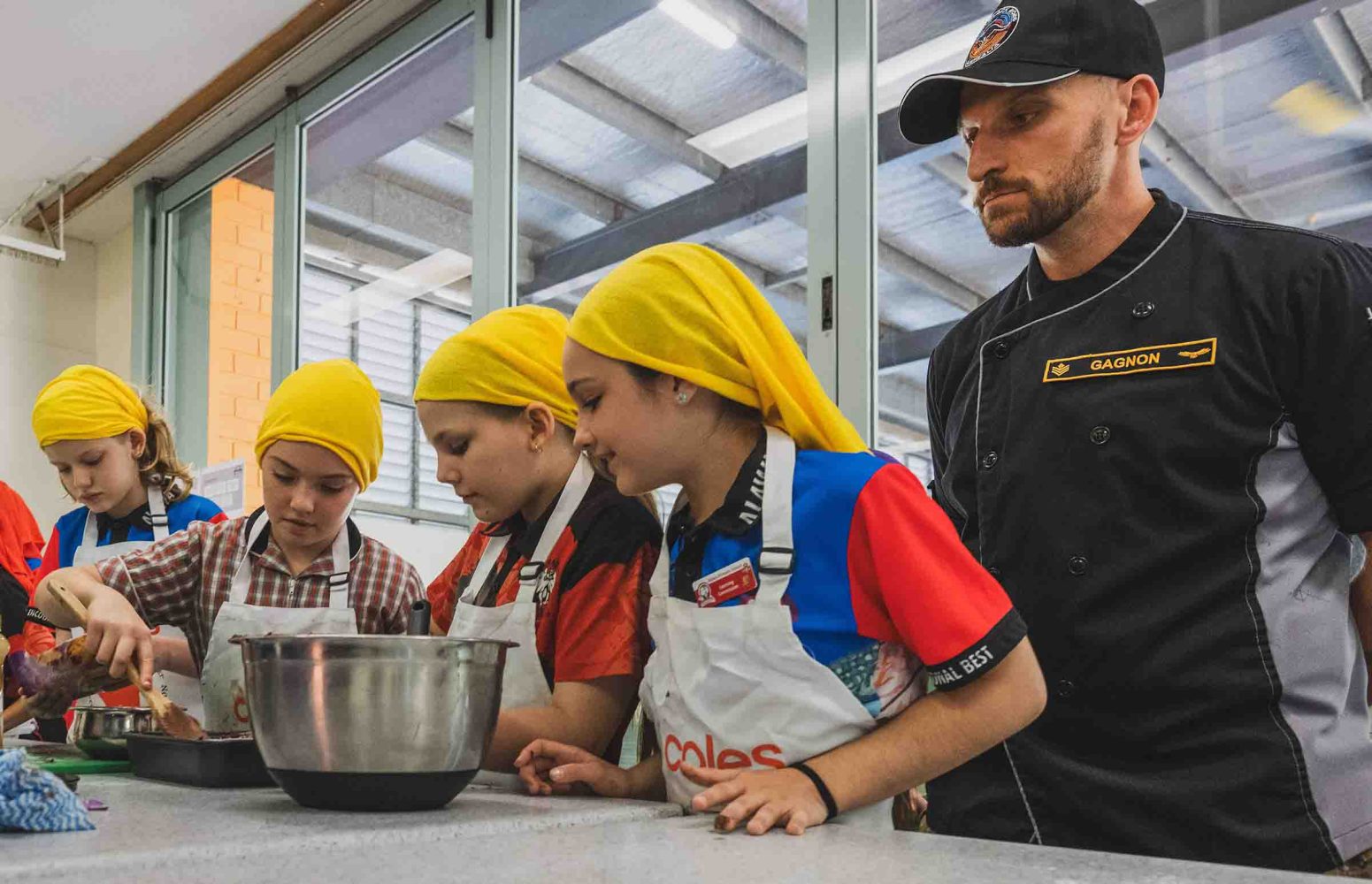 Serving up teamwork